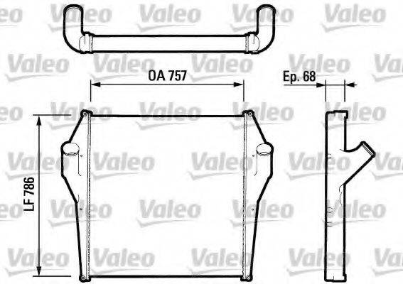 VALEO 816730 Інтеркулер