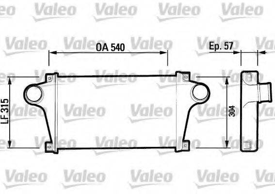 VALEO 816731 Інтеркулер