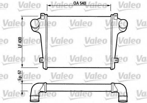 VALEO 816736 Інтеркулер