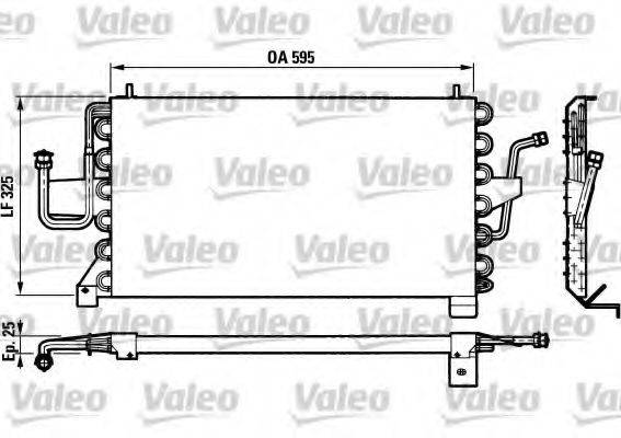 VALEO 816773 Конденсатор, кондиціонер