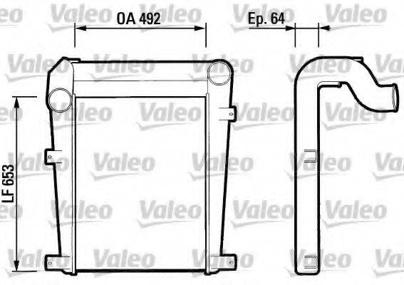 VALEO 816802 Інтеркулер