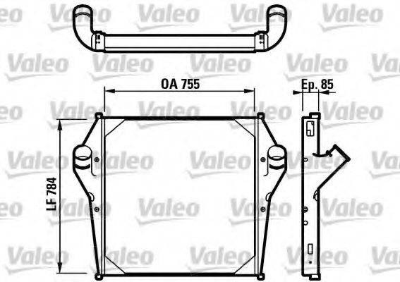 VALEO 816961 Інтеркулер