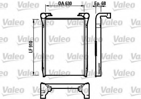 VALEO 816979 Інтеркулер