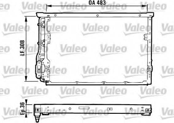 VALEO 816982 Конденсатор, кондиціонер