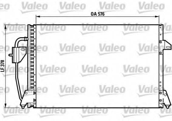 VALEO 816989 Конденсатор, кондиціонер