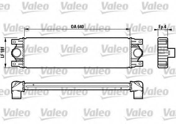 VALEO 817115 Інтеркулер