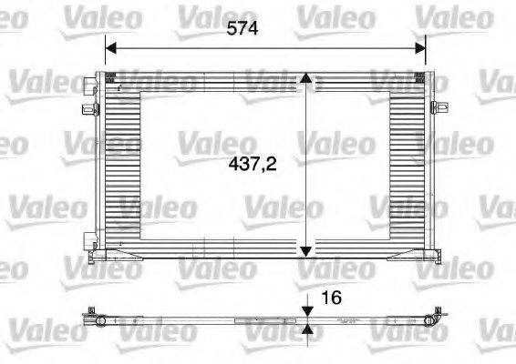 VALEO 817577 Конденсатор, кондиціонер