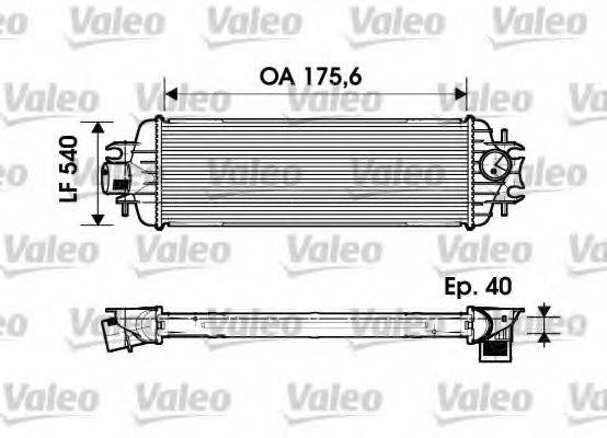 VALEO 817636 Інтеркулер