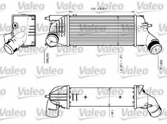 VALEO 817639 Інтеркулер