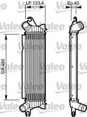 VALEO 817654 Інтеркулер