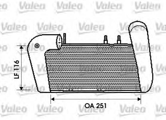 VALEO 817761 Інтеркулер