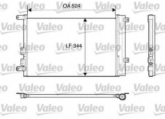 VALEO 817818 Конденсатор, кондиціонер