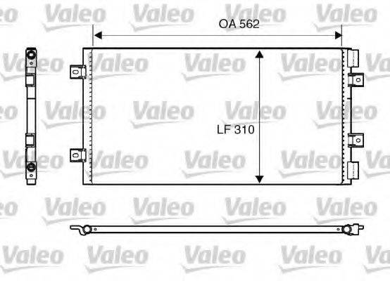 VALEO 818006 Конденсатор, кондиціонер