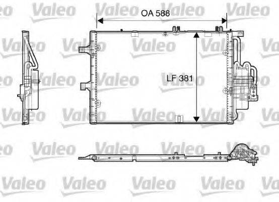 VALEO 818118 Конденсатор, кондиціонер