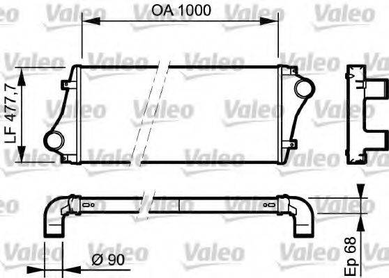 VALEO 818877 Інтеркулер