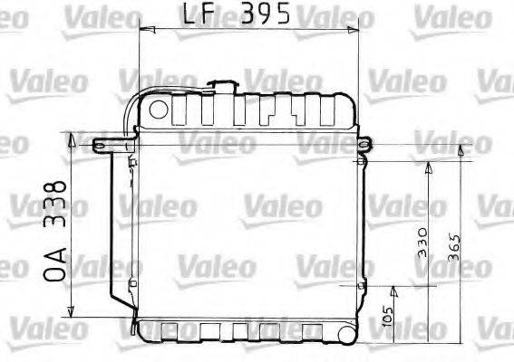 VALEO 819204 Радіатор, охолодження двигуна