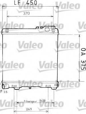 VALEO 819370 Радіатор, охолодження двигуна