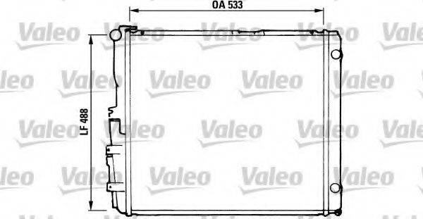 VALEO 819377 Радіатор, охолодження двигуна