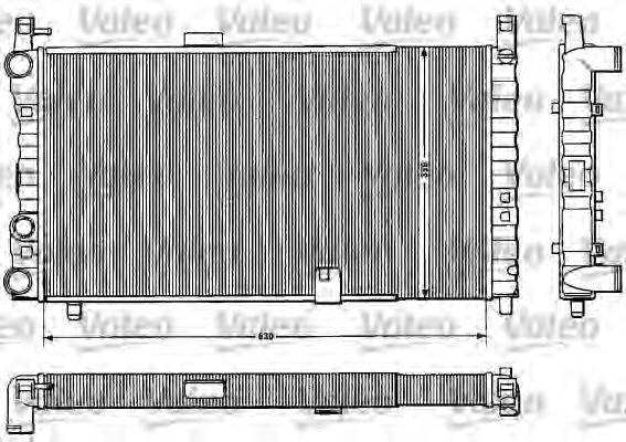 VALEO 883822 Радіатор, охолодження двигуна