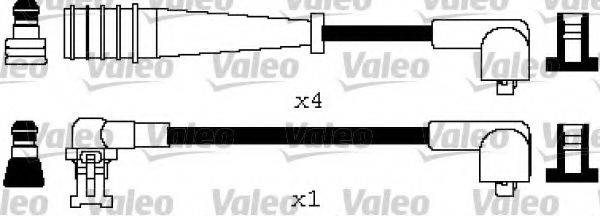 VALEO 346605 Комплект дротів запалювання