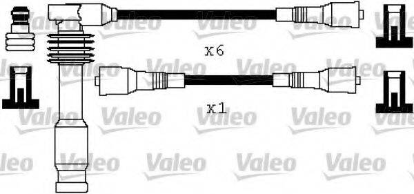 VALEO 346589 Комплект дротів запалювання