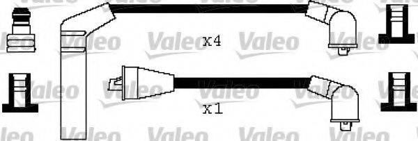 VALEO 346480 Комплект дротів запалювання