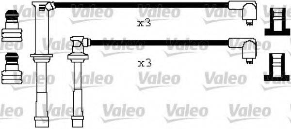 VALEO 346455 Комплект дротів запалювання