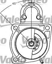 VALEO 458183 Стартер