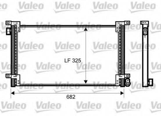 VALEO 818036 Конденсатор, кондиціонер