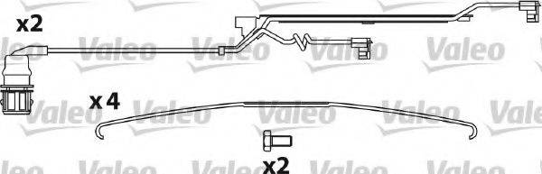 VALEO 541725 Комплект гальмівних колодок, дискове гальмо