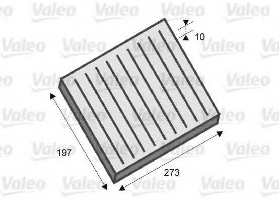 VALEO 715663 Фільтр, повітря у внутрішньому просторі