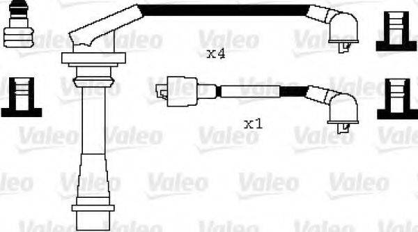 VALEO 346078 Комплект дротів запалювання