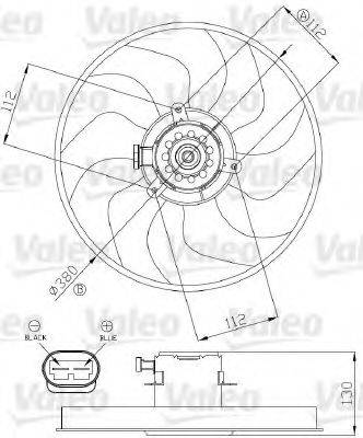 VALEO 696288 Вентилятор, охолодження двигуна