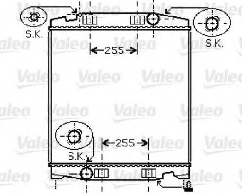 VALEO 733410 Радіатор, охолодження двигуна