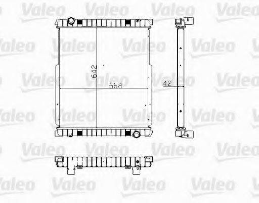 VALEO 733481 Радіатор, охолодження двигуна