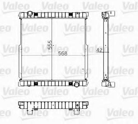 VALEO 734872 Радіатор, охолодження двигуна