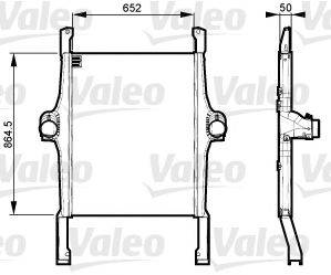 VALEO 818735 Інтеркулер