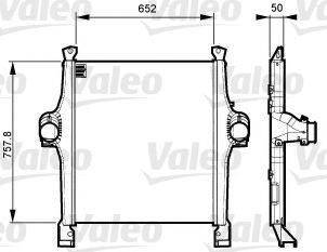 VALEO 818736 Інтеркулер