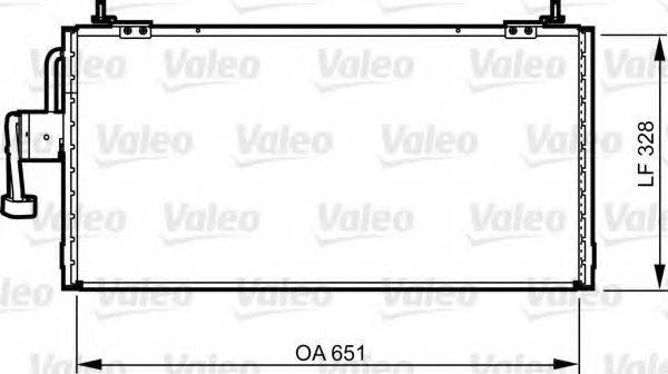 VALEO 814260 Конденсатор, кондиціонер