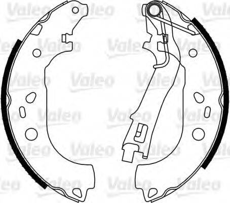 VALEO 564085 Комплект гальмівних колодок