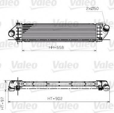 VALEO 818246 Інтеркулер