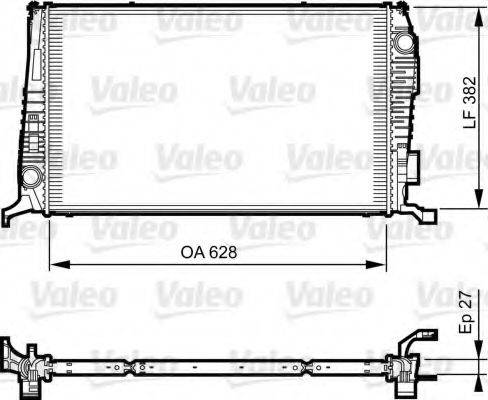 VALEO 735279 Радіатор, охолодження двигуна