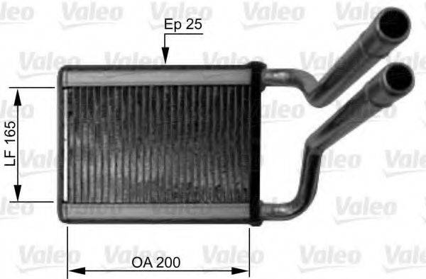 VALEO 812438 Теплообмінник, опалення салону