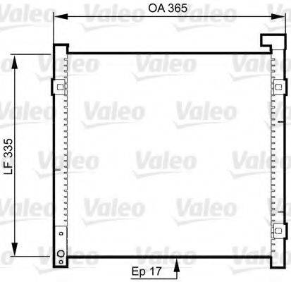 VALEO 814326 Конденсатор, кондиціонер