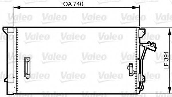 VALEO 817838 Конденсатор, кондиціонер