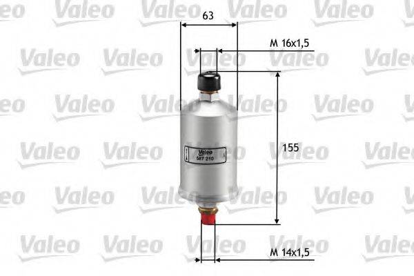 VALEO 587210 Паливний фільтр