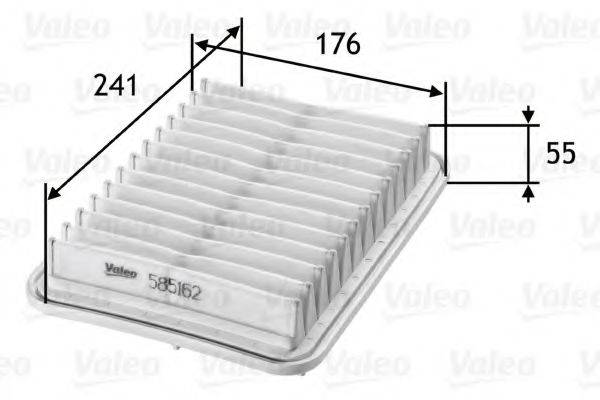 VALEO 585162 Повітряний фільтр