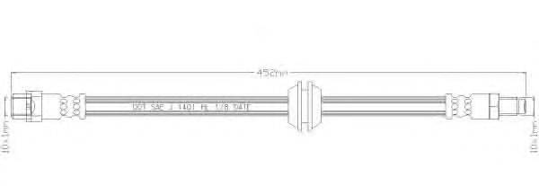 REMKAFLEX 2405 Гальмівний шланг