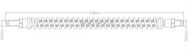 REMKAFLEX 3806 Гальмівний шланг