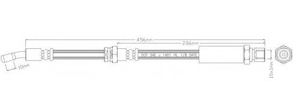 REMKAFLEX 5106 Гальмівний шланг